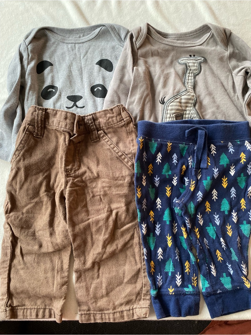Set of 4 Baby Clothes 6-12 Months